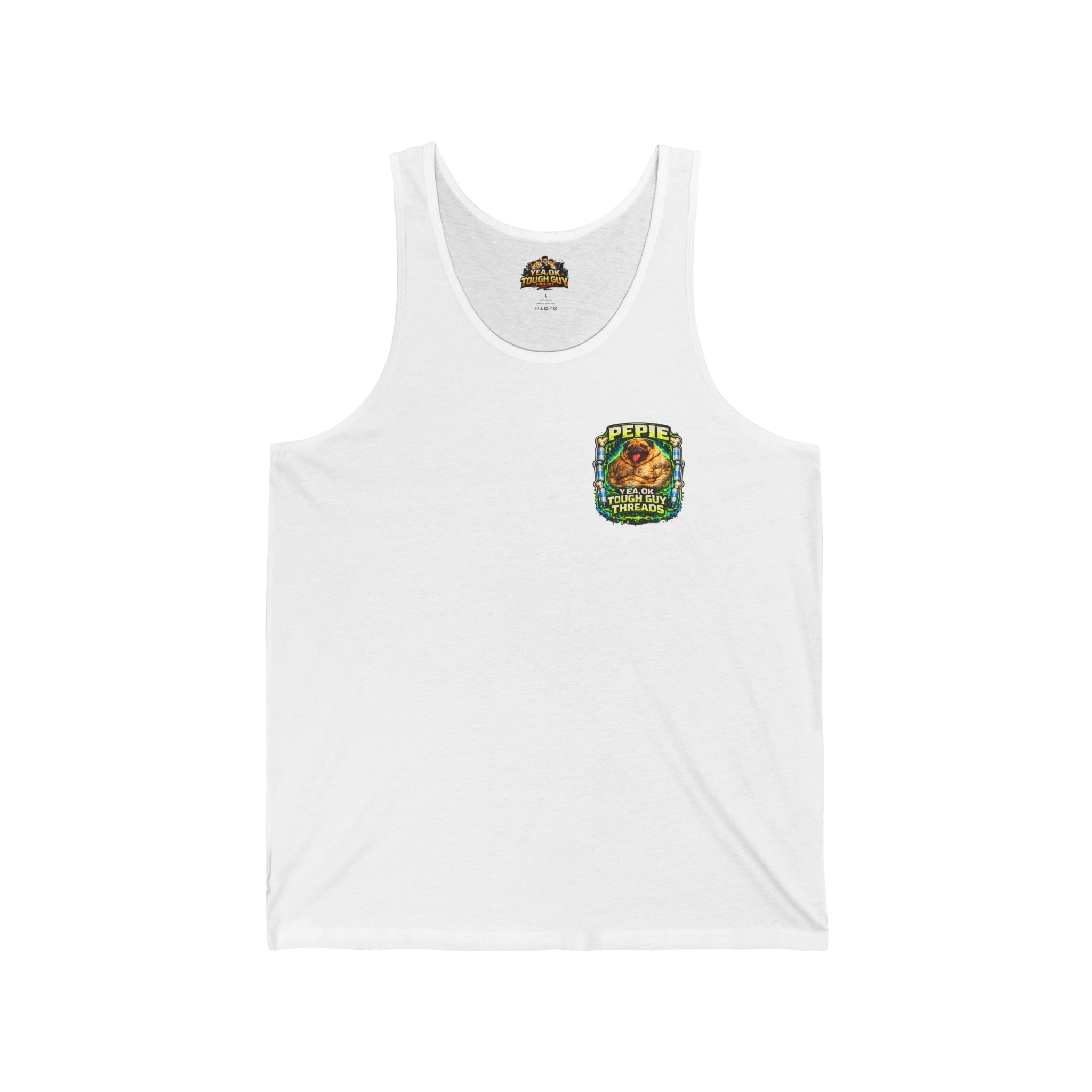 Pepie the Pug "Don't Do Metabolics" Tank Top — Funny Graphic Pug Vest