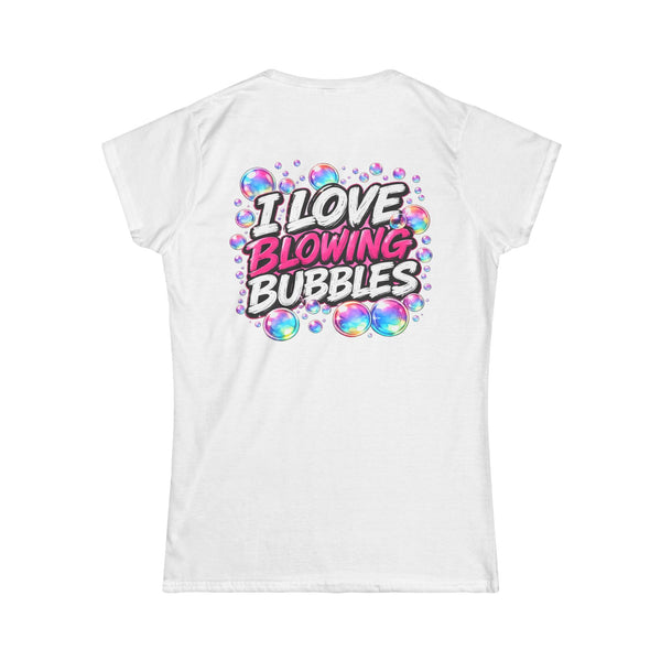 Women's Down & Dirty 'Blowing Bubbles' Tee
