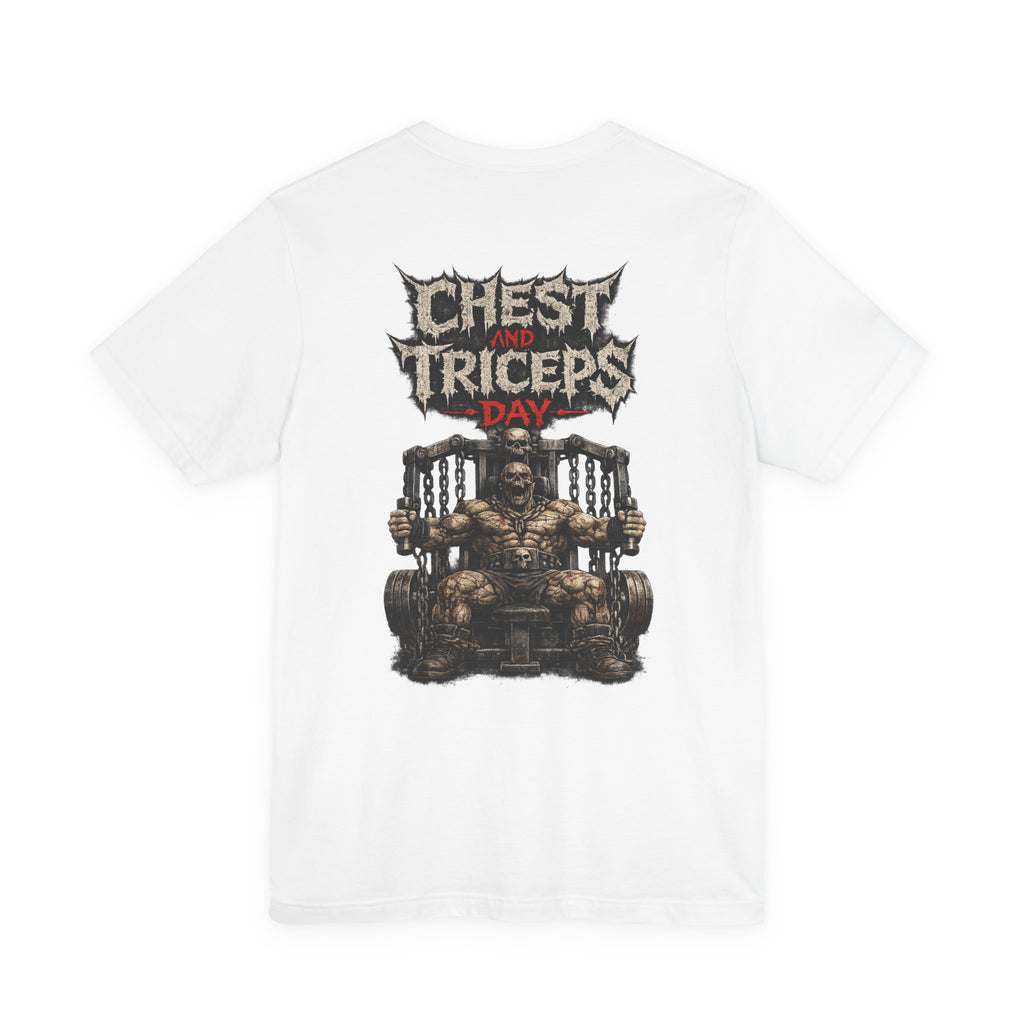 Chest and Triceps Day Gym T-Shirt — Tough Guy Workout Tee