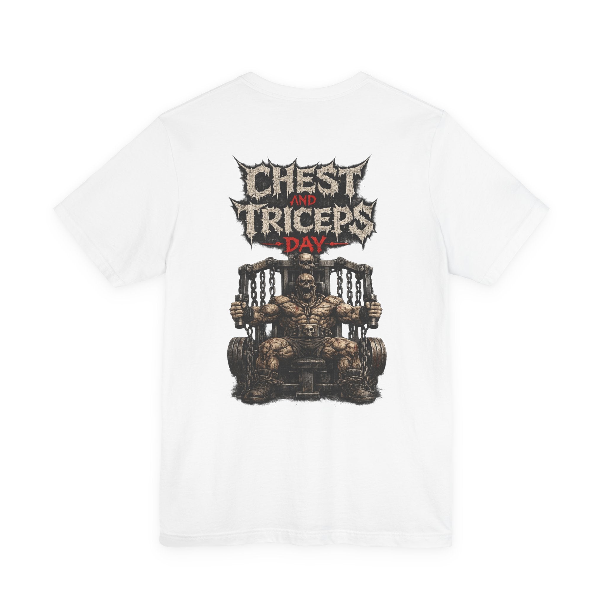 Chest and Triceps Day Gym T-Shirt — Tough Guy Workout Tee