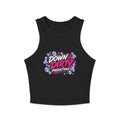 I Love Blowing Bubbles Racer Tank — Down Dirty Productions Graphic Tank Top