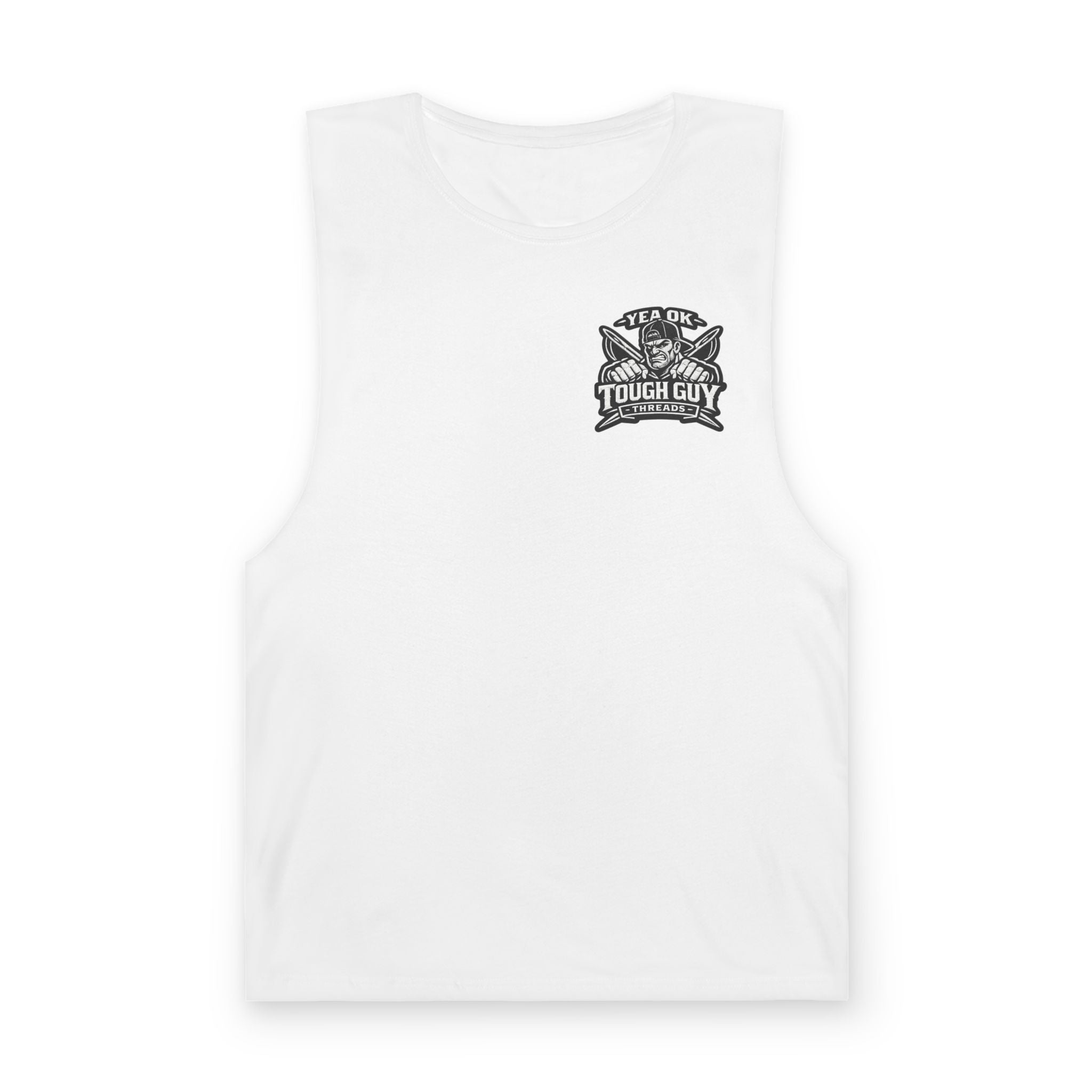 Chest & Triceps Day Tank Top — Tough Guy Gym Workout Sleeveless Shirt