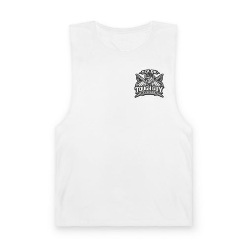 Chest & Triceps Day Tank Top — Tough Guy Gym Workout Sleeveless Shirt