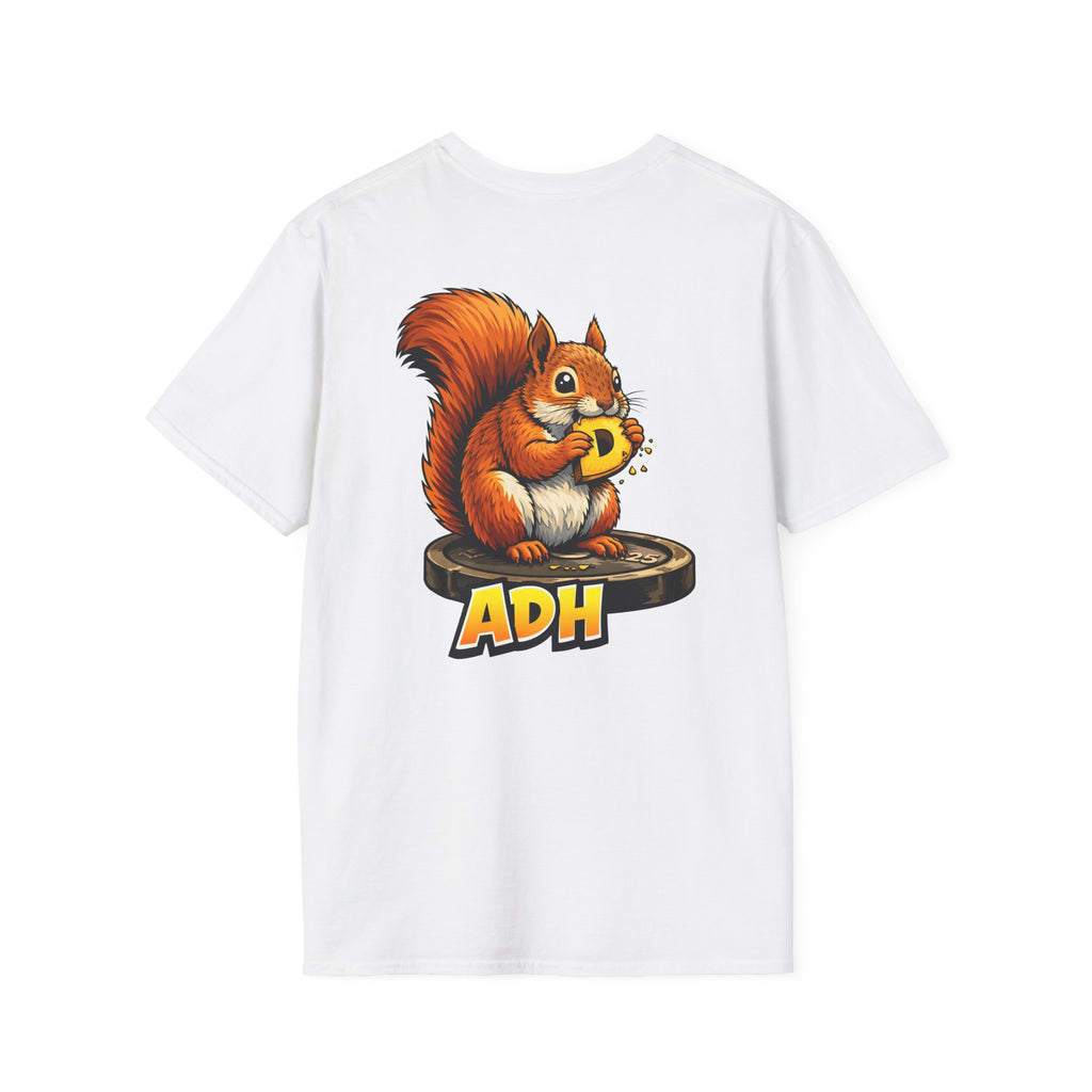 ADH Squirrel T-Shirt — Funny Nutty 'Yeah Ok Tough Guy' Graphic Tee
