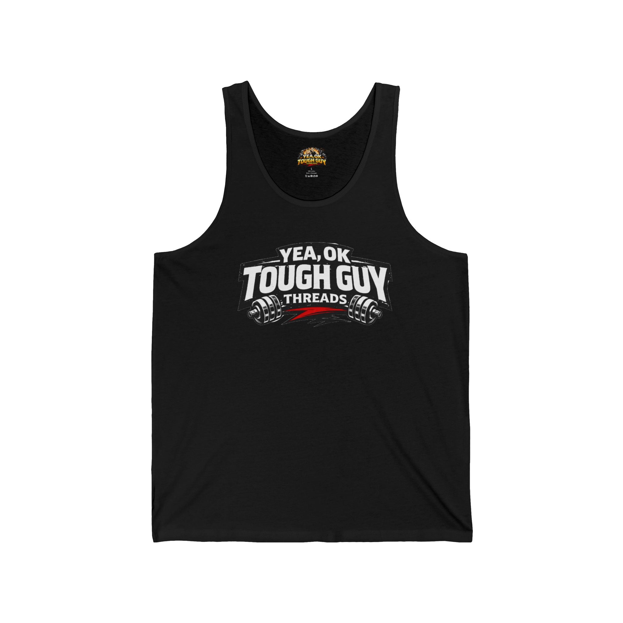 Tough Guy Threads Tank Top — 'Bringing a Whole New Meaning to Raising the Bar' Gym Tank
