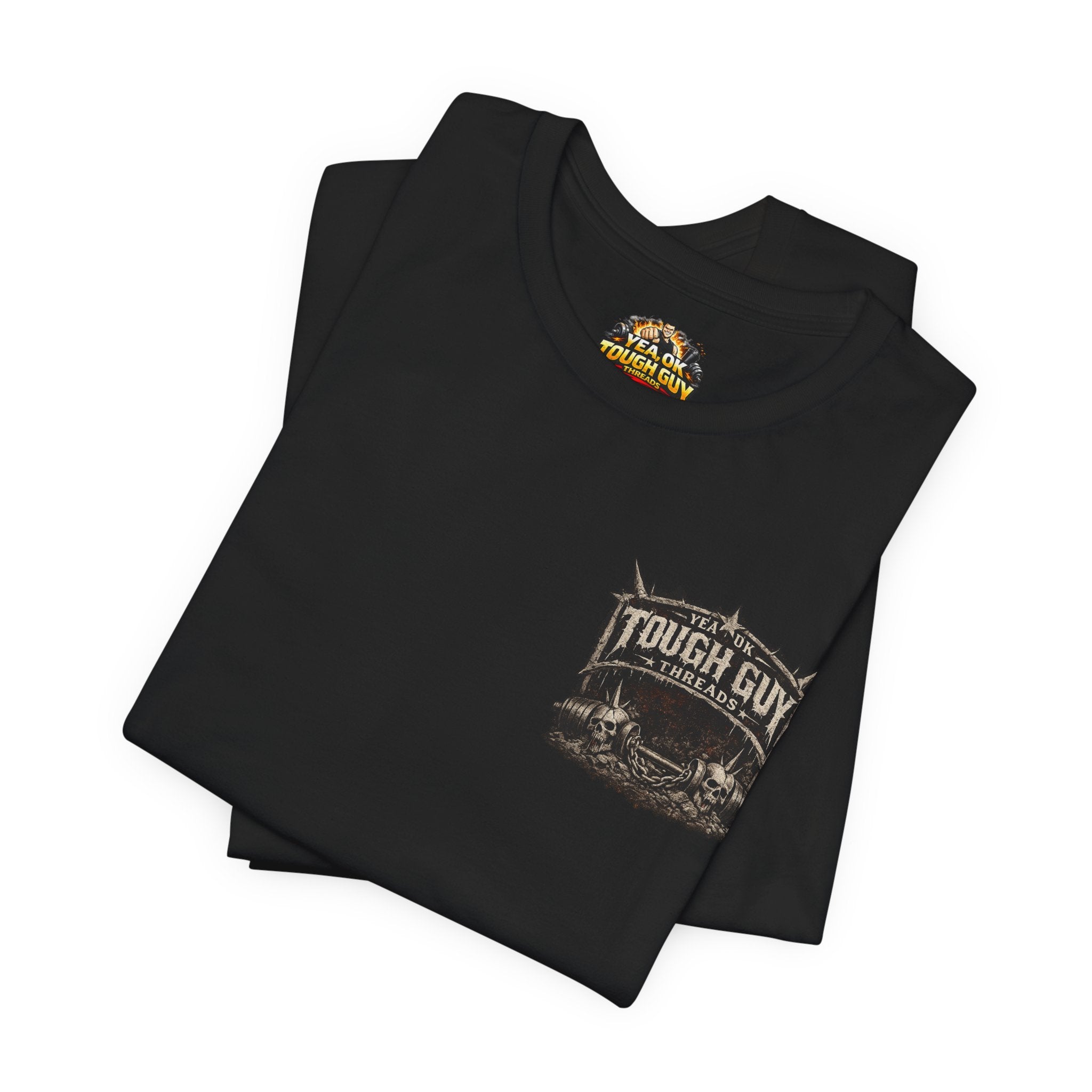 Relentless Tough Guy Graphic Tee — "Relentless" Back Print