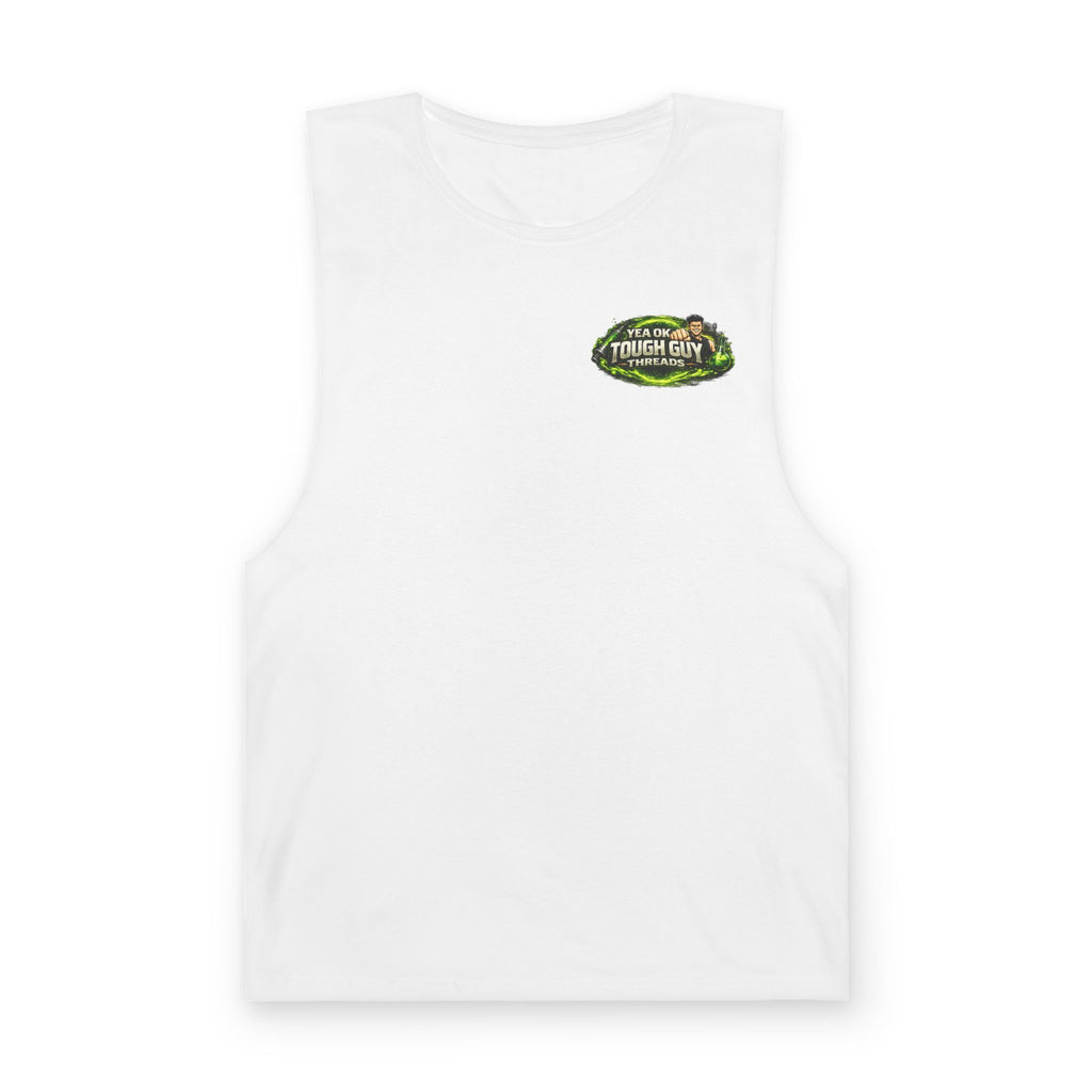 Researcher Tank Top — 'Tough Guy' Vintage Gym Muscle Science Design