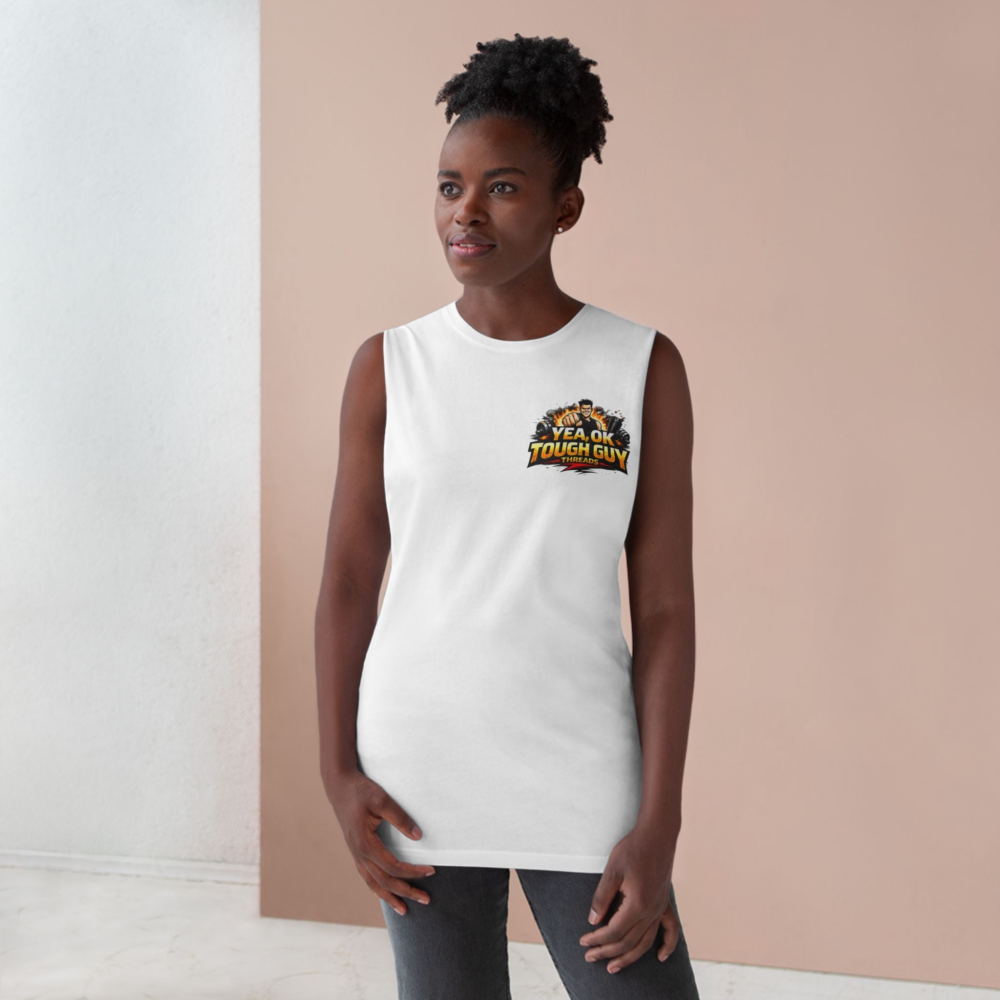 Stronger Than Yesterday Tank Top – Motivational Weightlifting Gym Tank