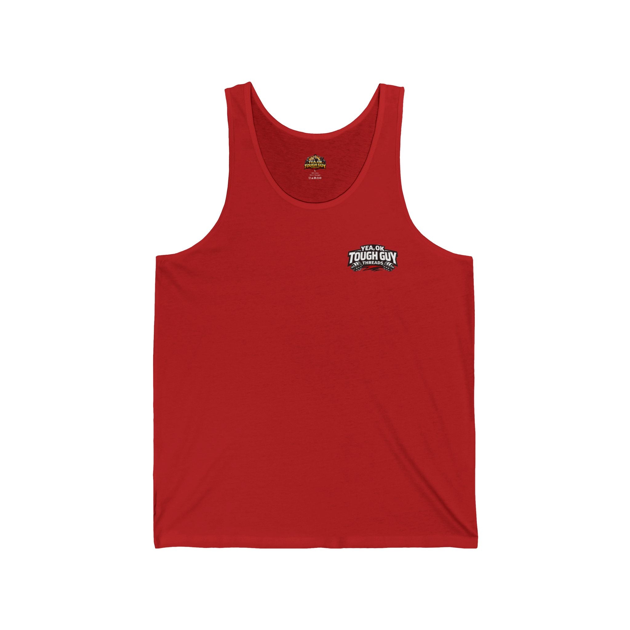 Gasoline and Creatine Skull Tank Top — Gym & Motorcycle Muscle Tank