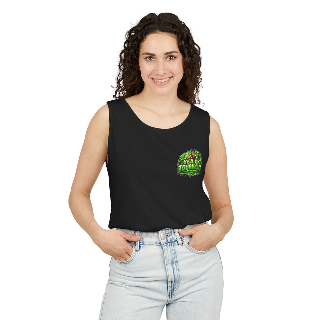 Tank Top — “The Iron Doesn’t Care” Gym Motivation Weightlifting Tank