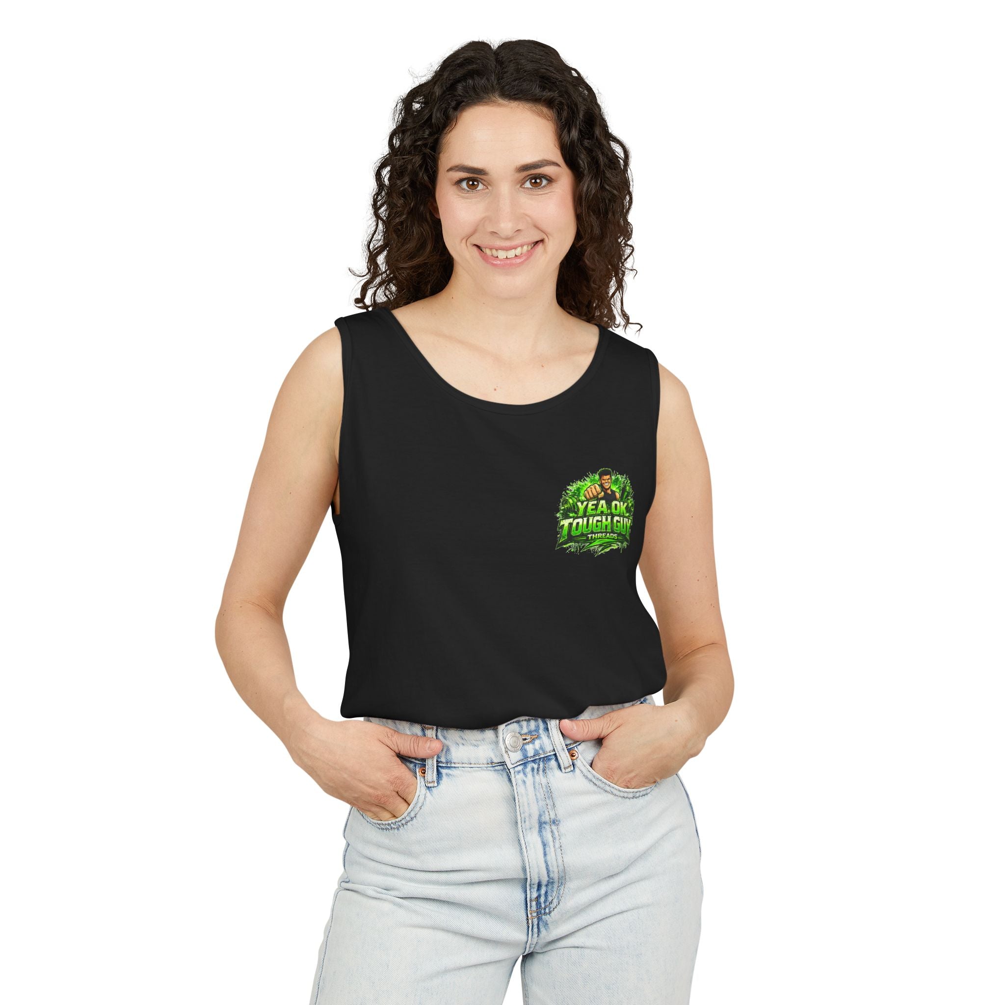 Tank Top — “The Iron Doesn’t Care” Gym Motivation Weightlifting Tank