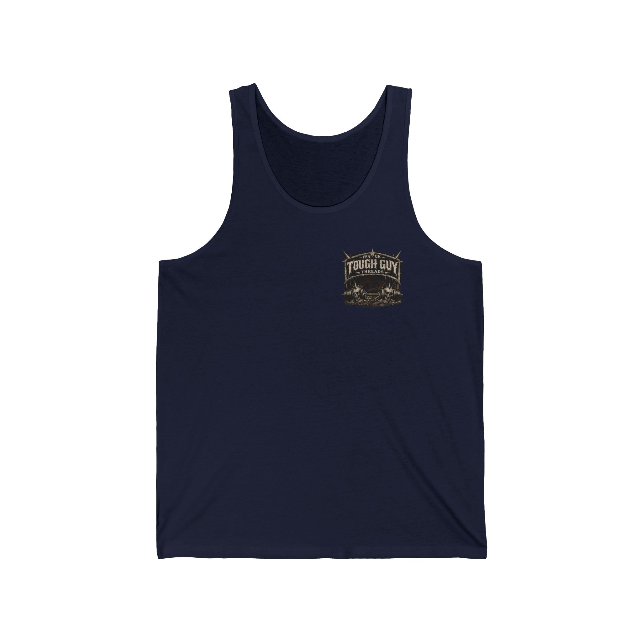 Relentless Muscle Tank — 'Relentless' Gym Tank Top with Tough Guy Graphic