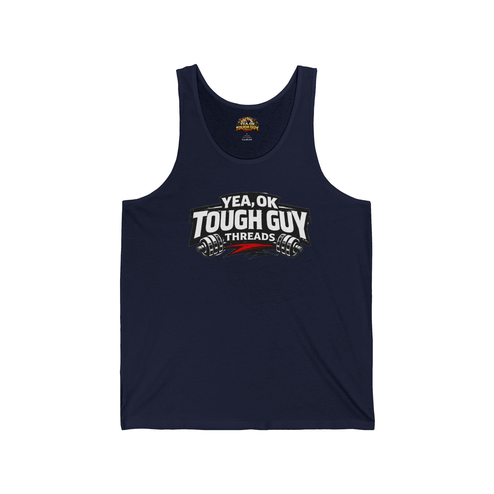 Tough Guy Threads Tank Top — 'Bringing a Whole New Meaning to Raising the Bar' Gym Tank