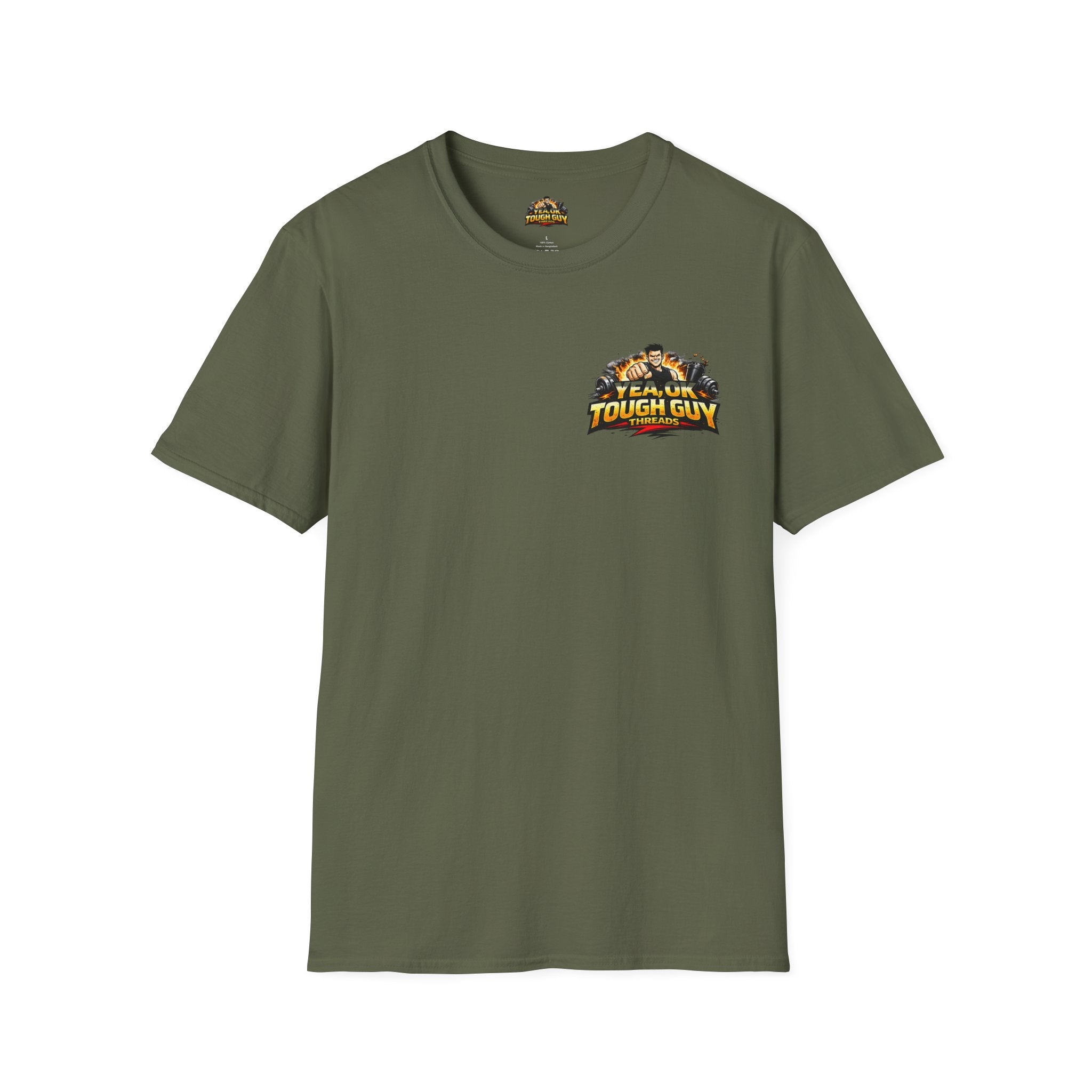 ADH Squirrel T-Shirt — Funny Nutty 'Yeah Ok Tough Guy' Graphic Tee