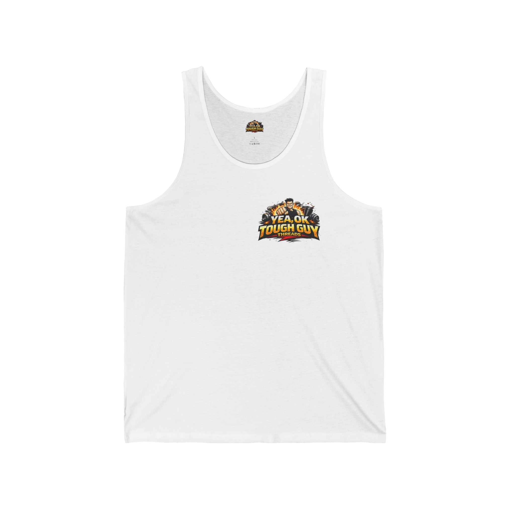 Motivational Tank Top — "You're Tired? Do It Anyway" Gym Workout Tank