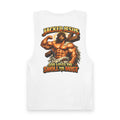 Jacked Jesus Tank Top — "God Loves the Swoll the Most" Muscle Gym Tank