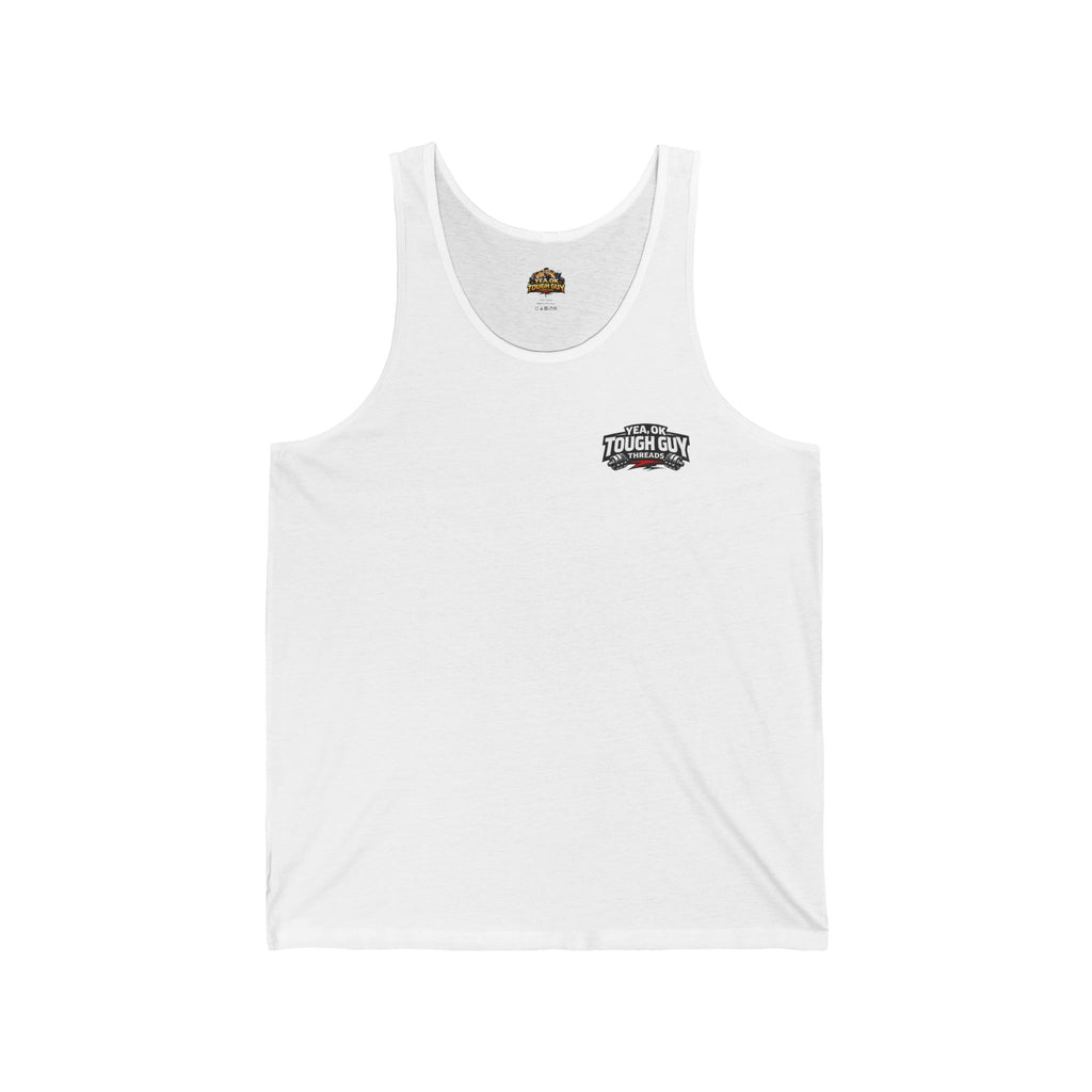 Gasoline and Creatine Skull Tank Top — Gym & Motorcycle Muscle Tank