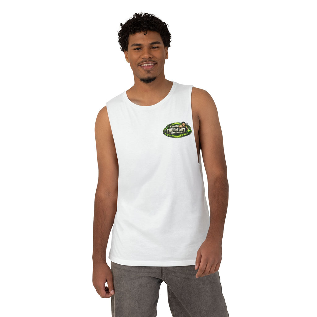 Researcher Tank Top — 'Tough Guy' Vintage Gym Muscle Science Design