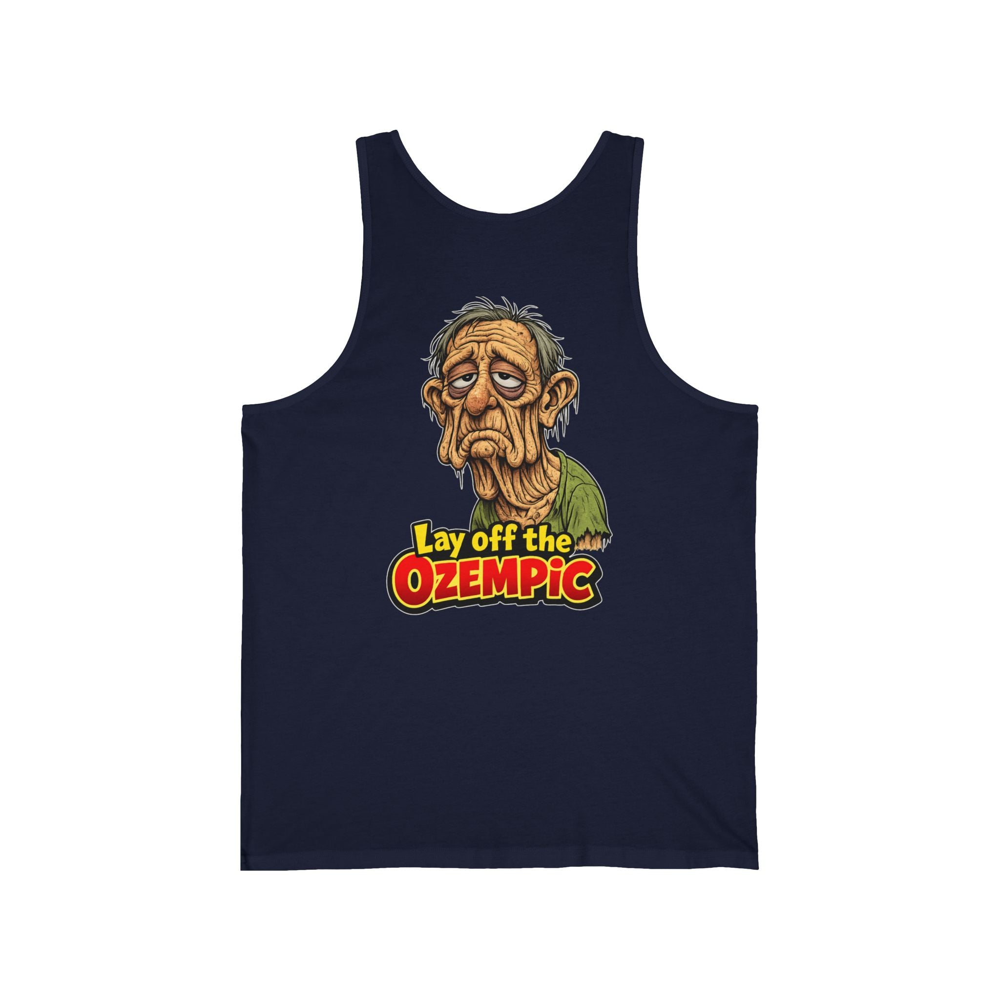 Lay Off the Ozempic Tank Top — Funny Ozempic Meme Fitness Shirt
