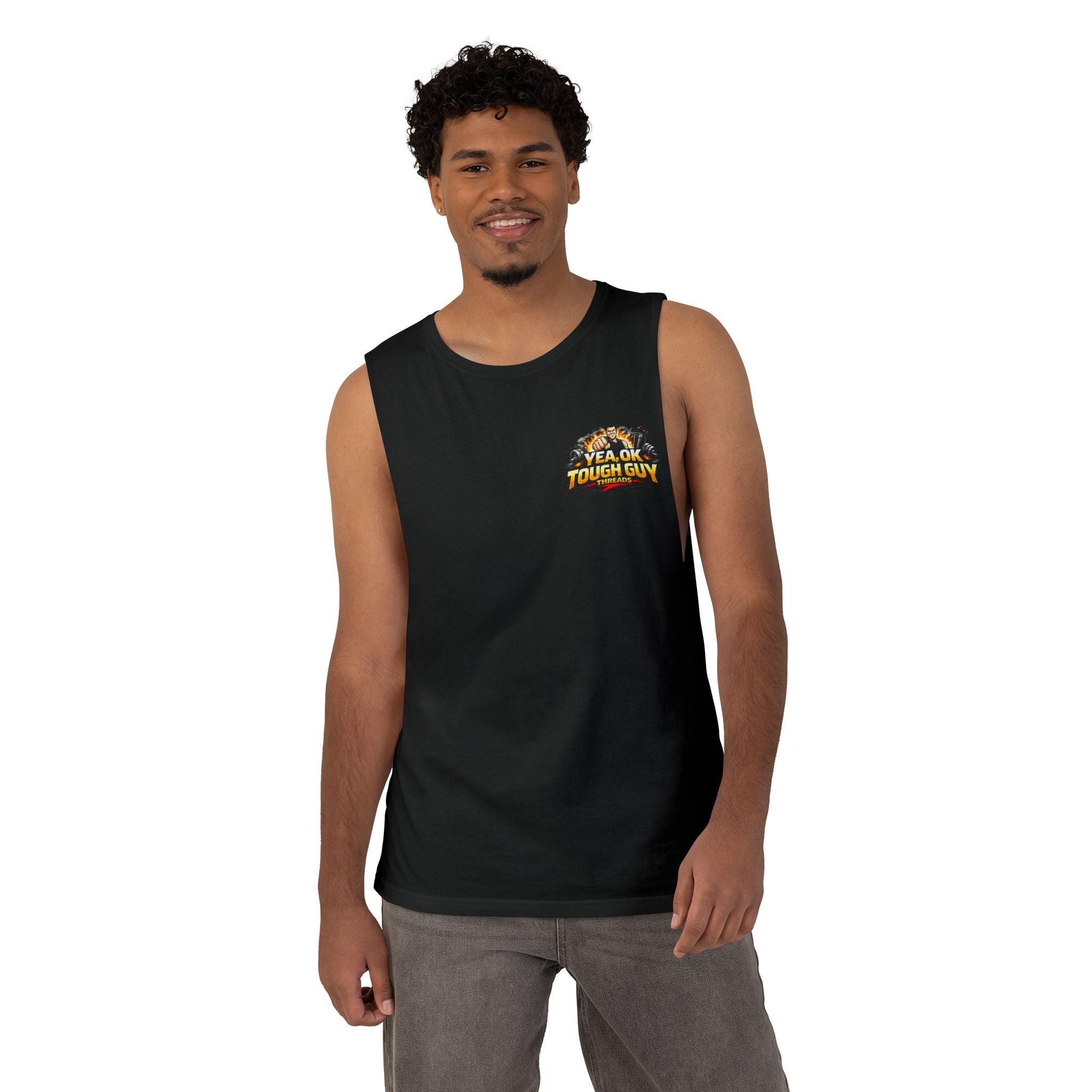 No Excuses Just Reps Tank Top — Motivational Gym Workout Tank