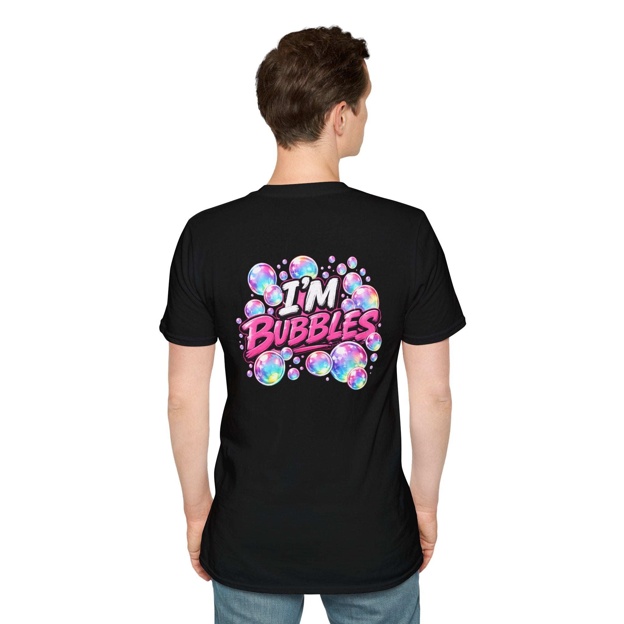 Down 'N Dirty Productions Graphic T-Shirt — Neon Bubble Logo Tee