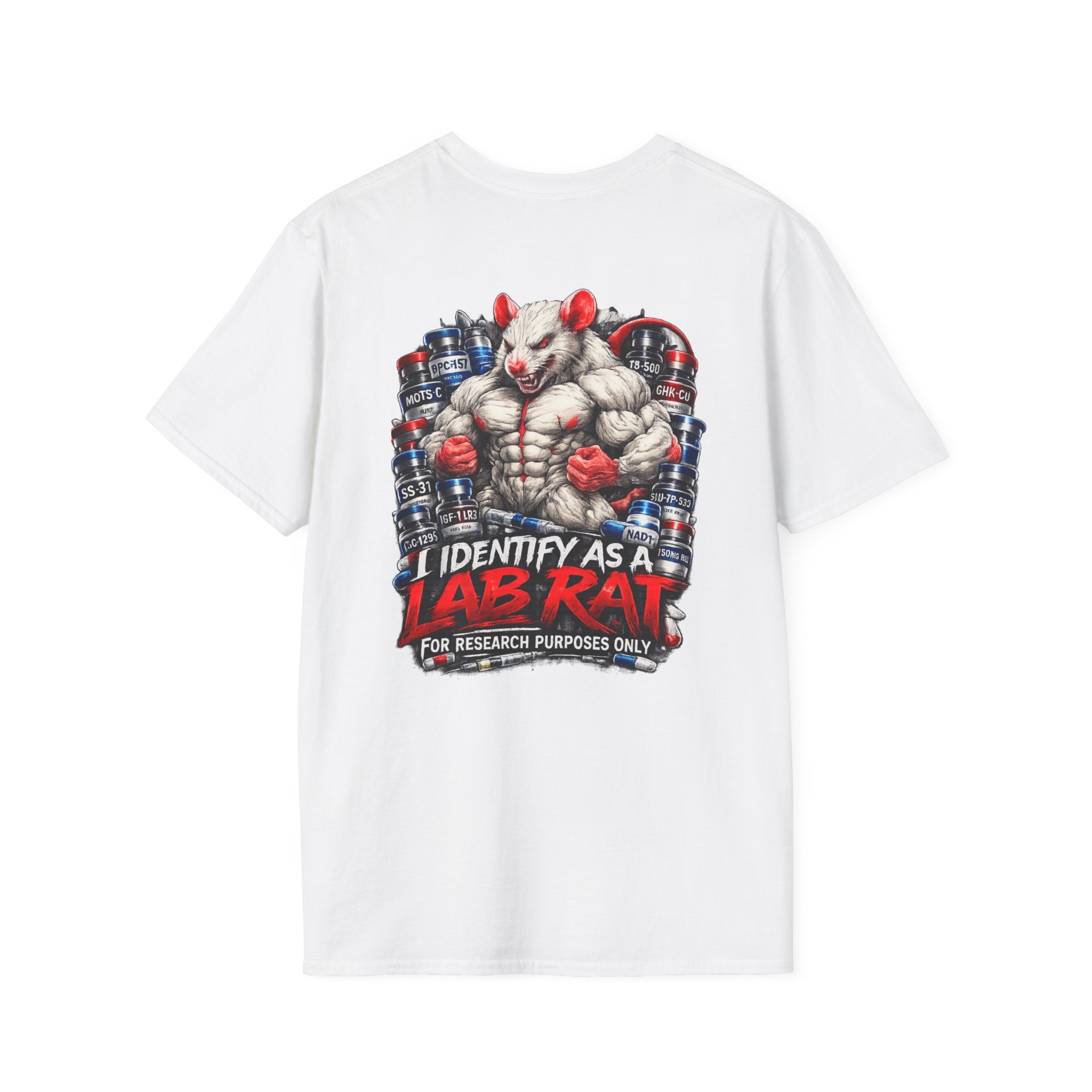 Lab Rat T-Shirt — "I Identify As A Lab Rat" Science Research Tee