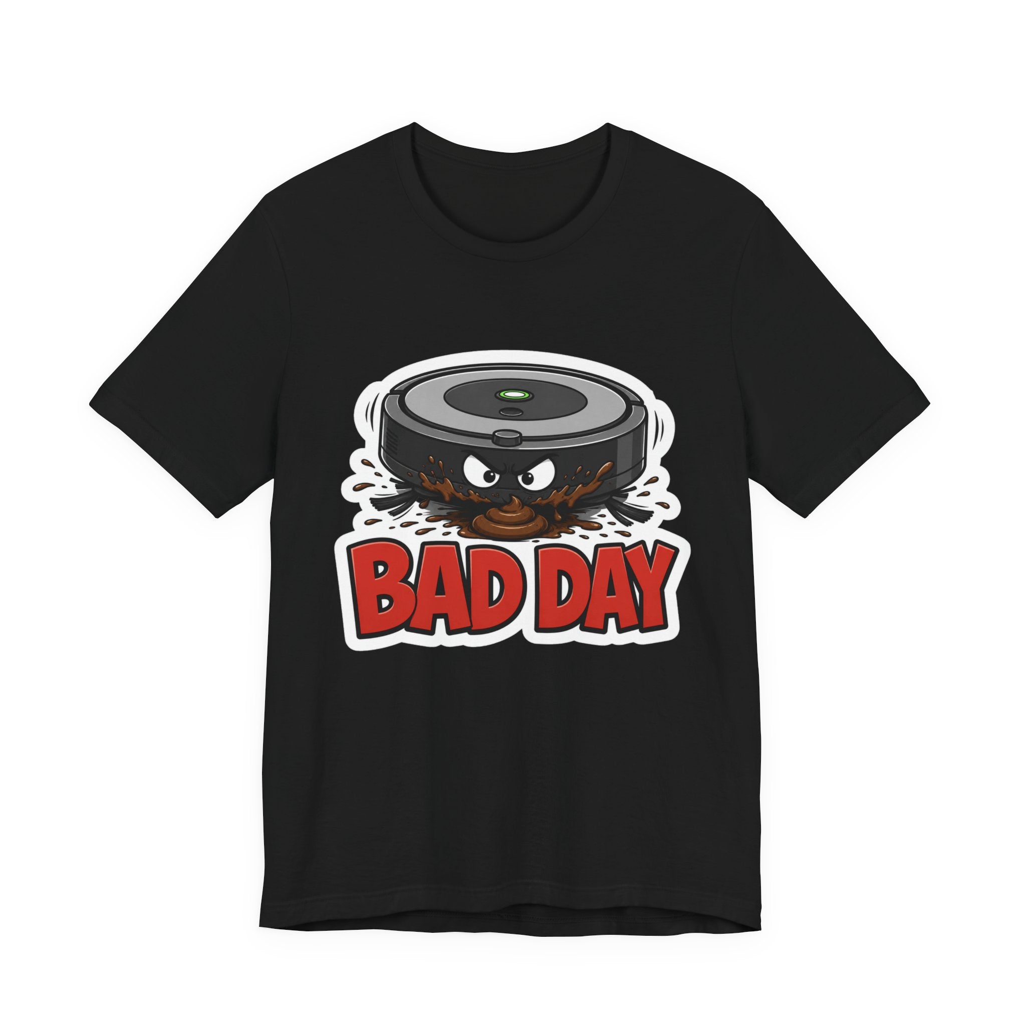 Bad Day Vacuum Cleaner Tee — Funny Appliance Cartoon T‑Shirt