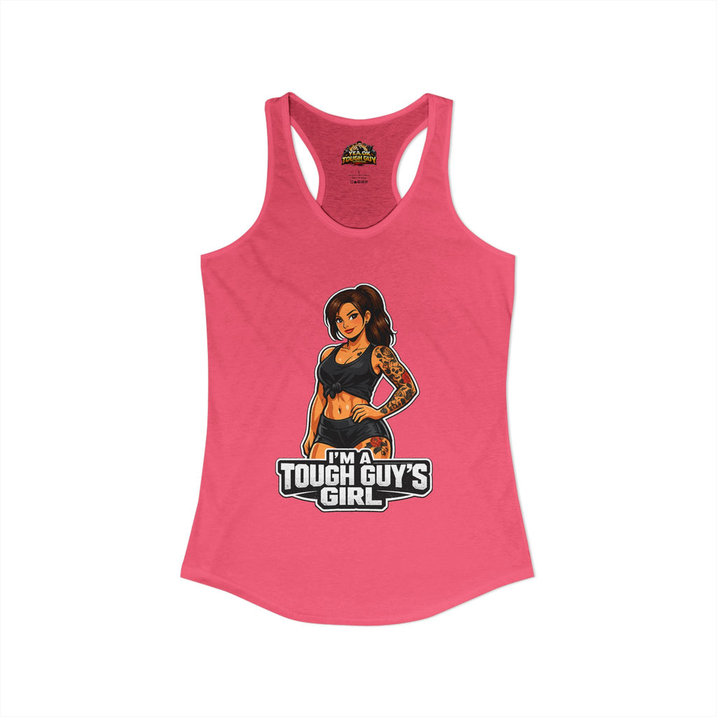 Women's Racerback Training Tank — Yea Ok Tough Guy