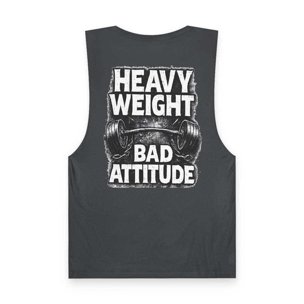 Heavy Weight Bad Attitude Tank Top — Gym Workout Muscle Tank