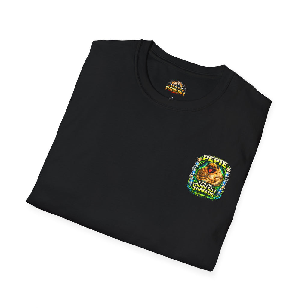 Pug Graphic T-Shirt — “Pepie the Pug Says Don’t Do Metabolics” Funny Dog Tee