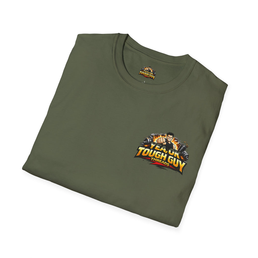 ADH Squirrel T-Shirt — Funny Nutty 'Yeah Ok Tough Guy' Graphic Tee