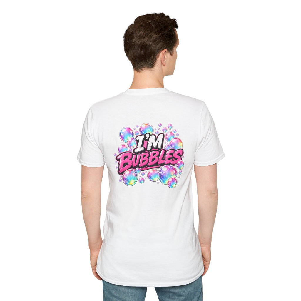 Down 'N Dirty Productions Graphic T-Shirt — Neon Bubble Logo Tee