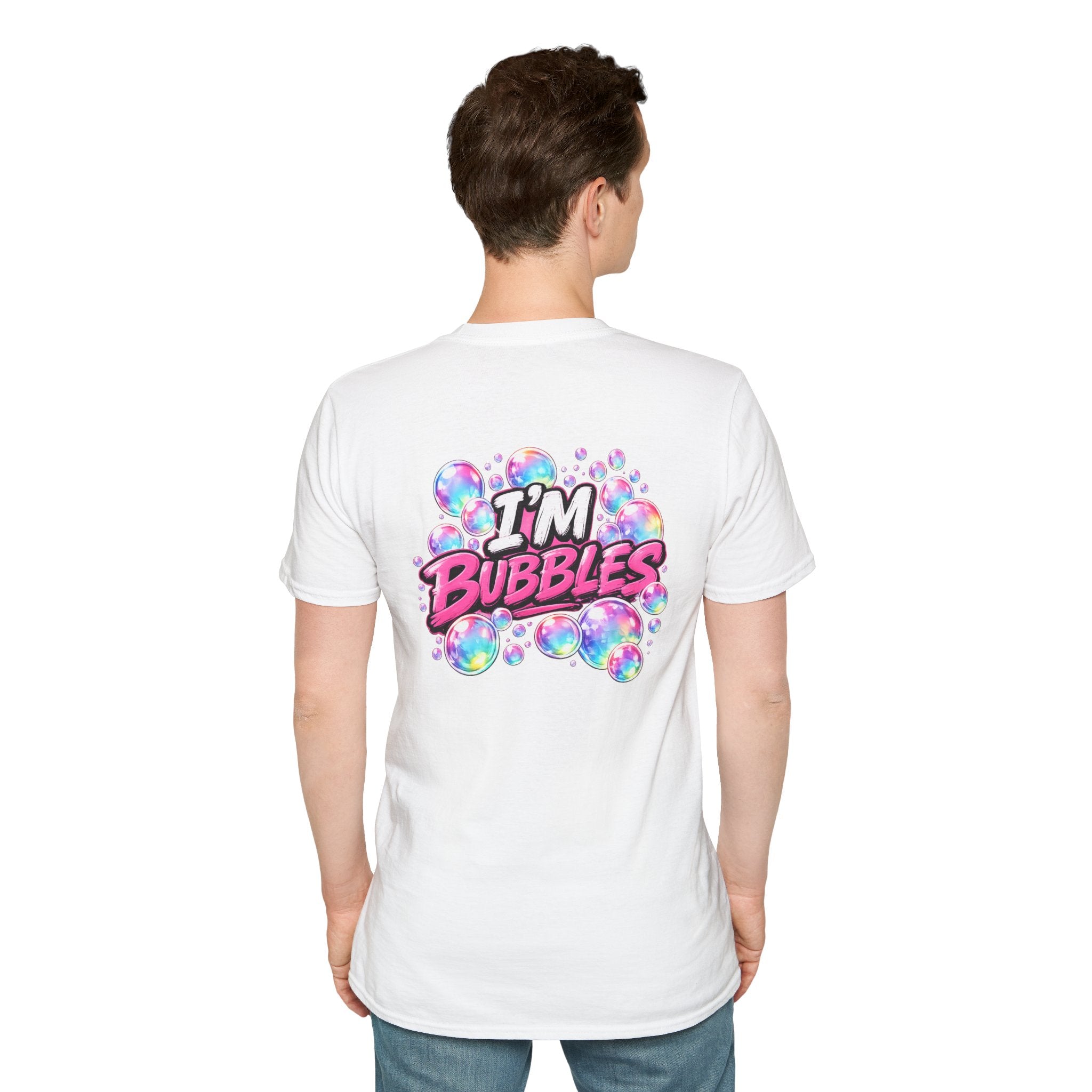 Down 'N Dirty Productions Graphic T-Shirt — Neon Bubble Logo Tee