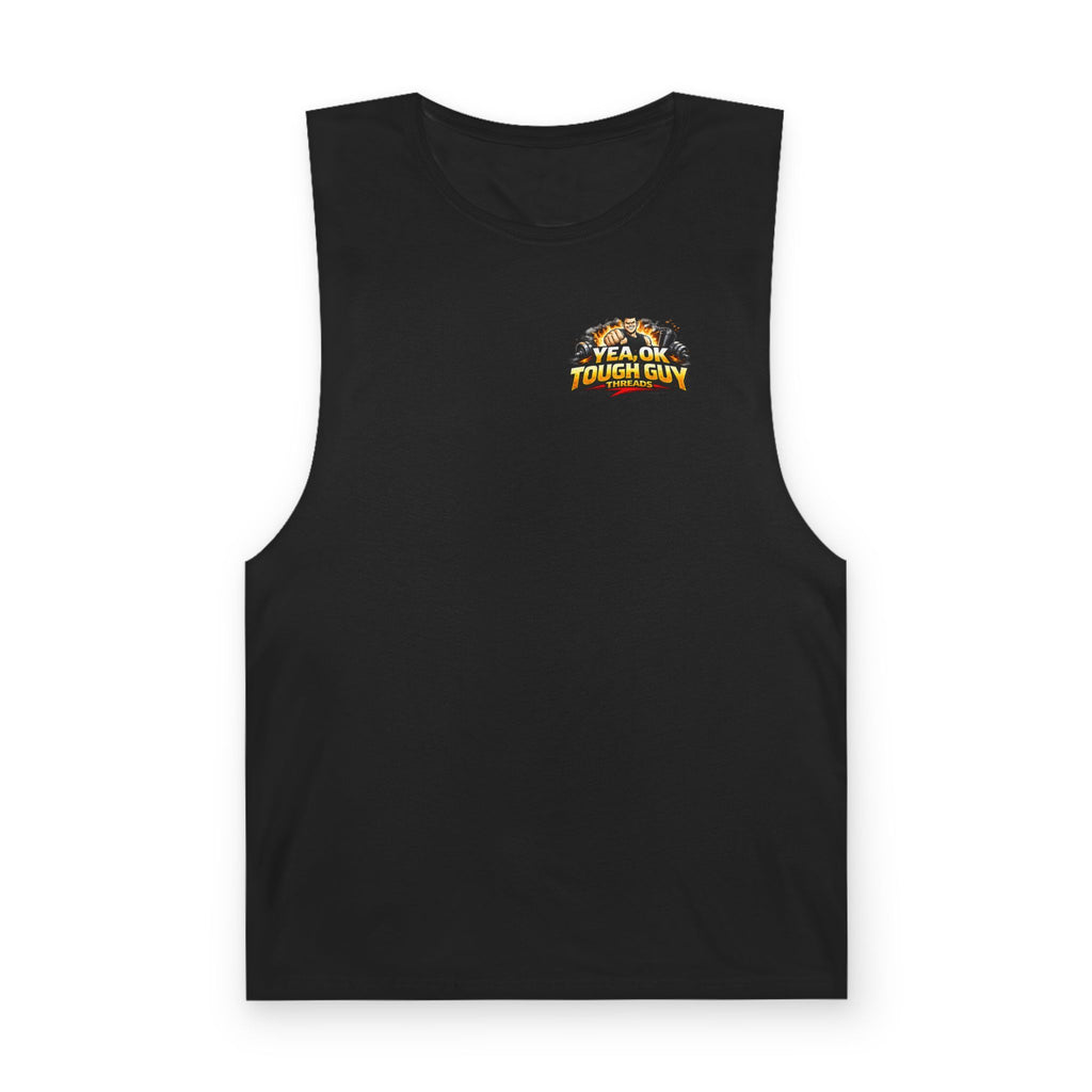 Iron Is My Therapy Tank Top — Gym Workout Muscle Tank
