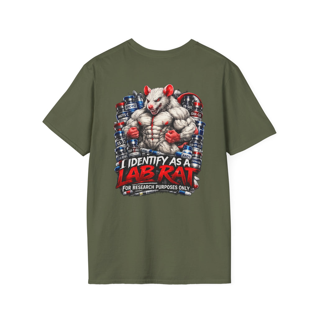 Lab Rat T-Shirt — "I Identify As A Lab Rat" Science Research Tee