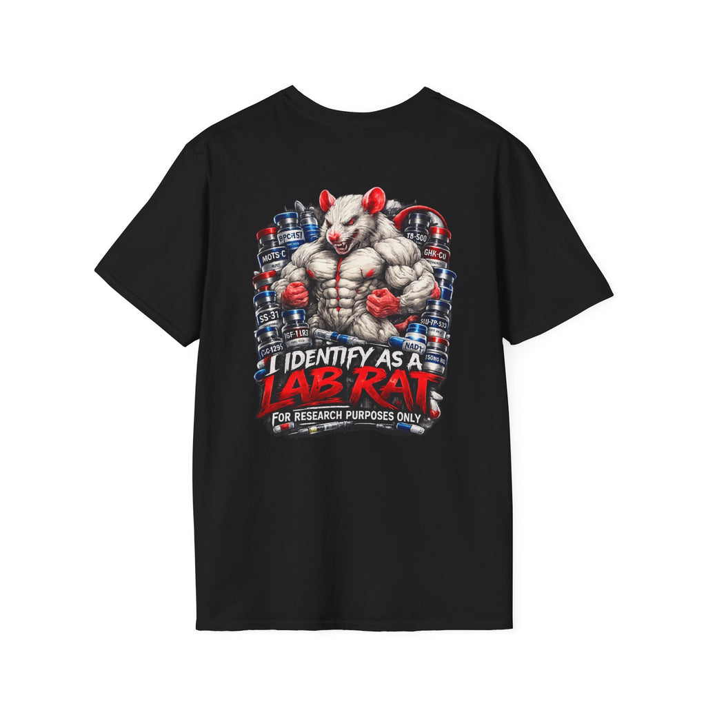 Lab Rat T-Shirt — "I Identify As A Lab Rat" Science Research Tee