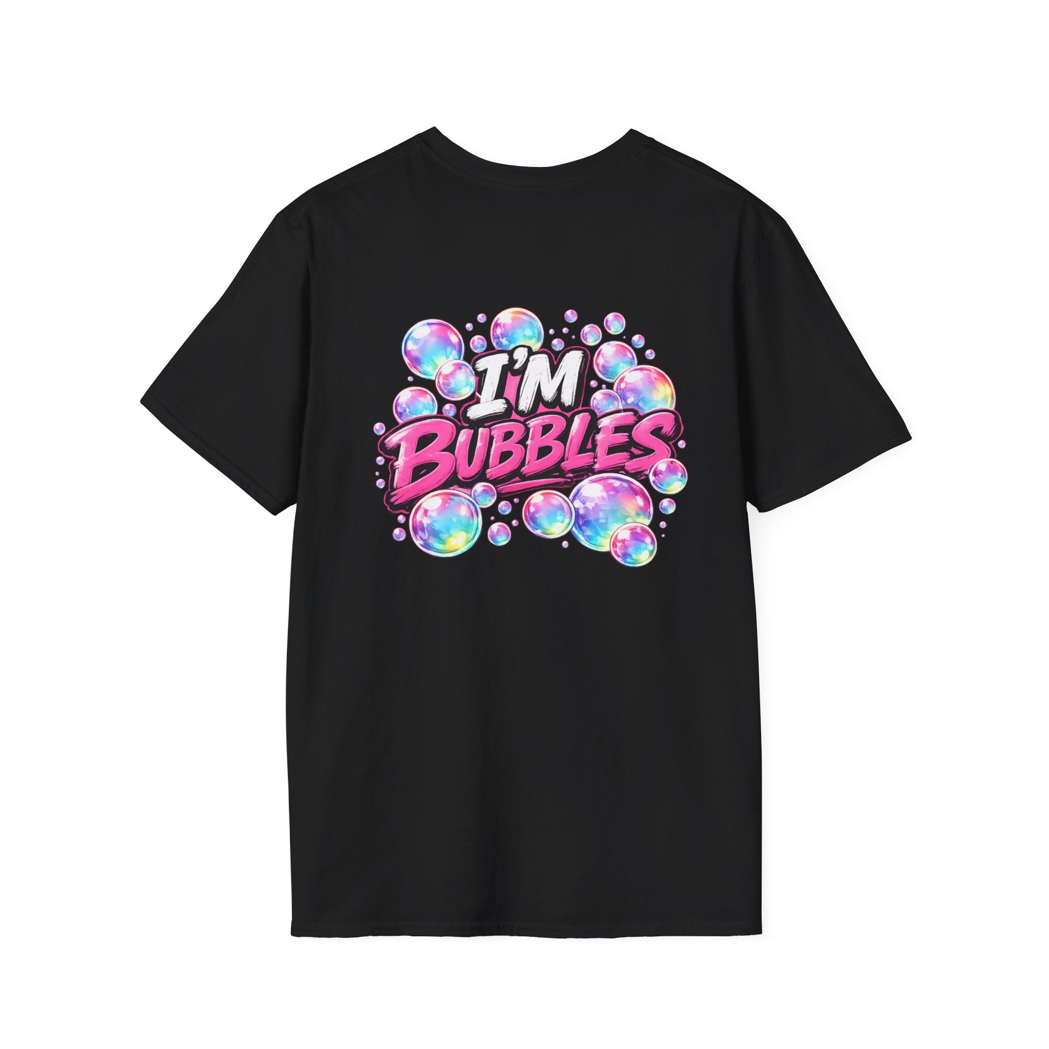 Down 'N Dirty Productions Graphic T-Shirt — Neon Bubble Logo Tee