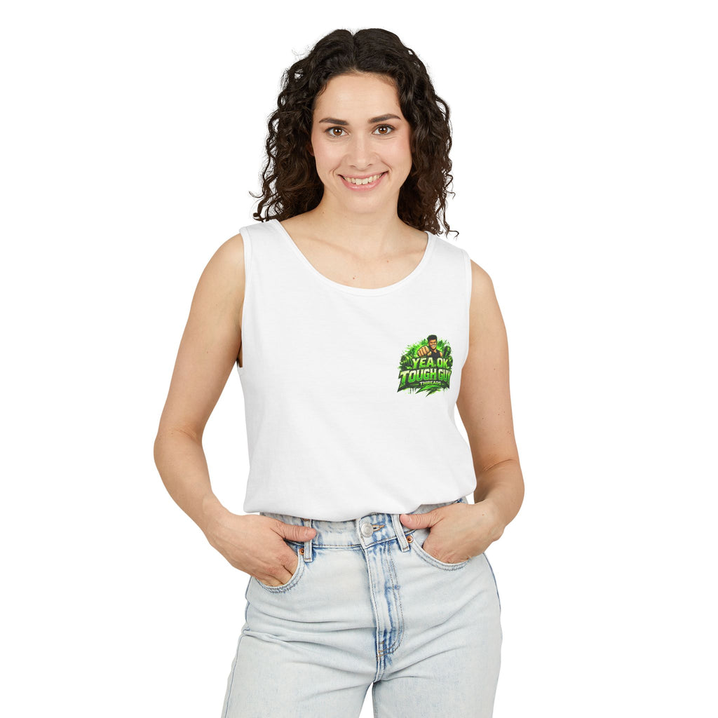 Tank Top — “The Iron Doesn’t Care” Gym Motivation Weightlifting Tank