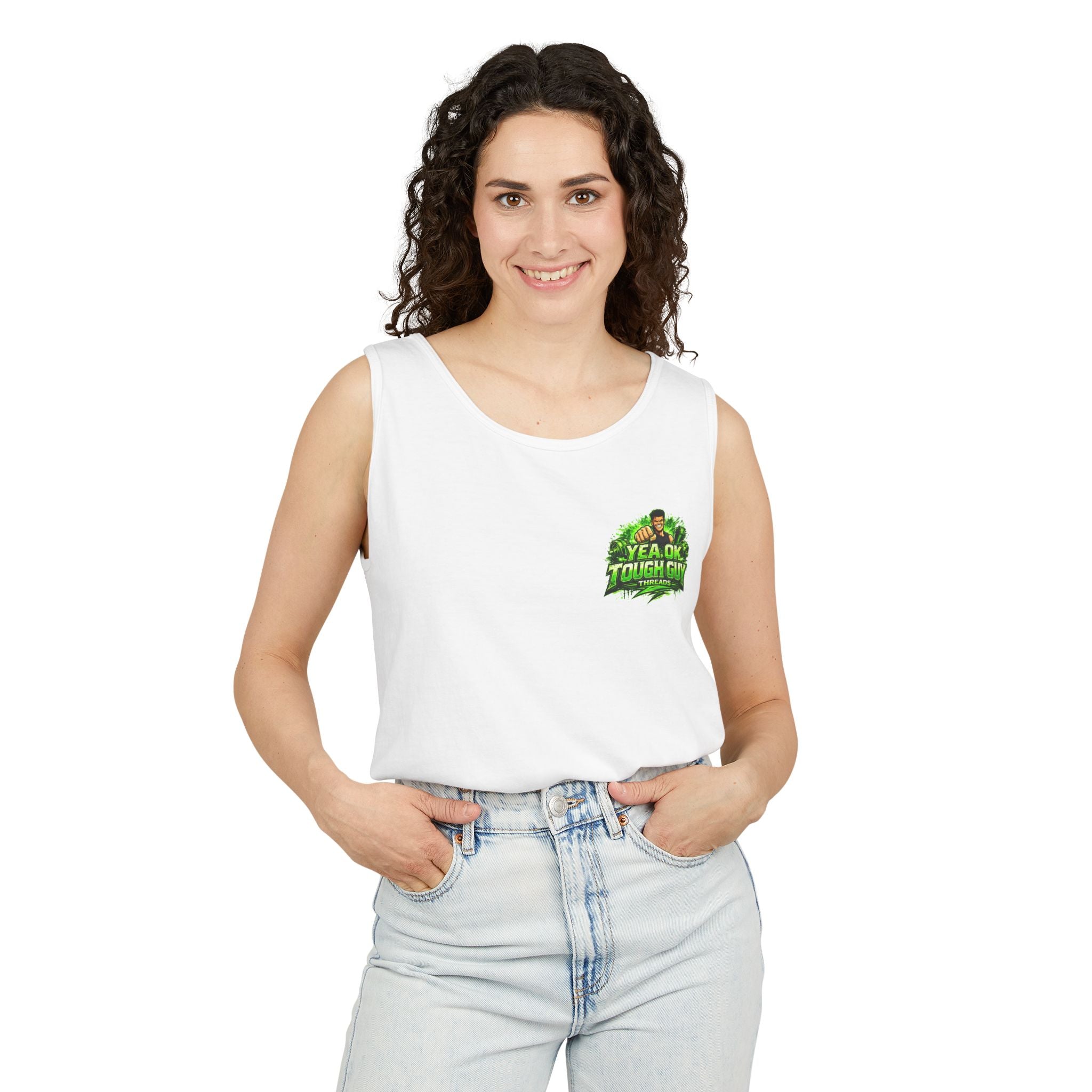 Tank Top — “The Iron Doesn’t Care” Gym Motivation Weightlifting Tank