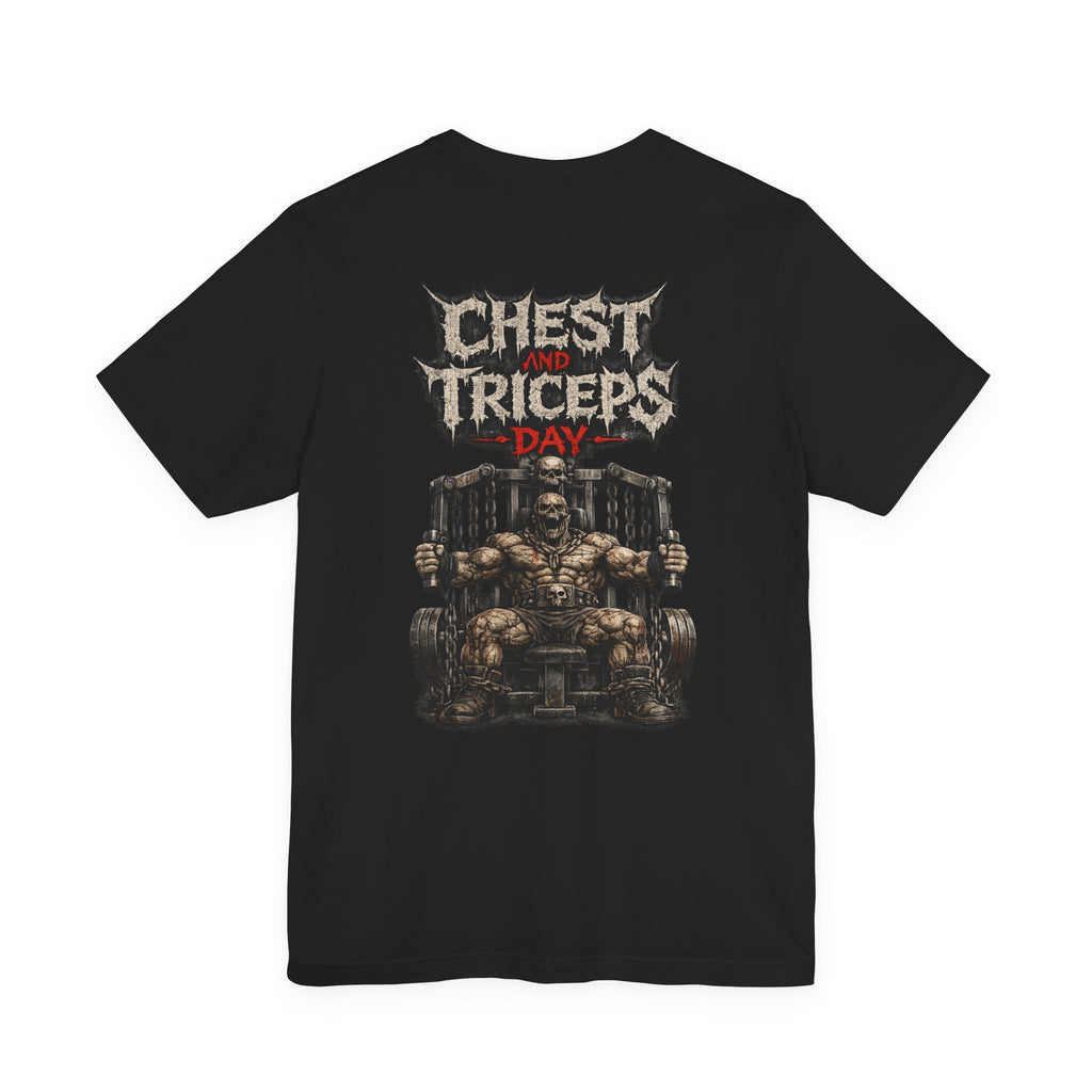 Chest and Triceps Day Gym T-Shirt — Tough Guy Workout Tee