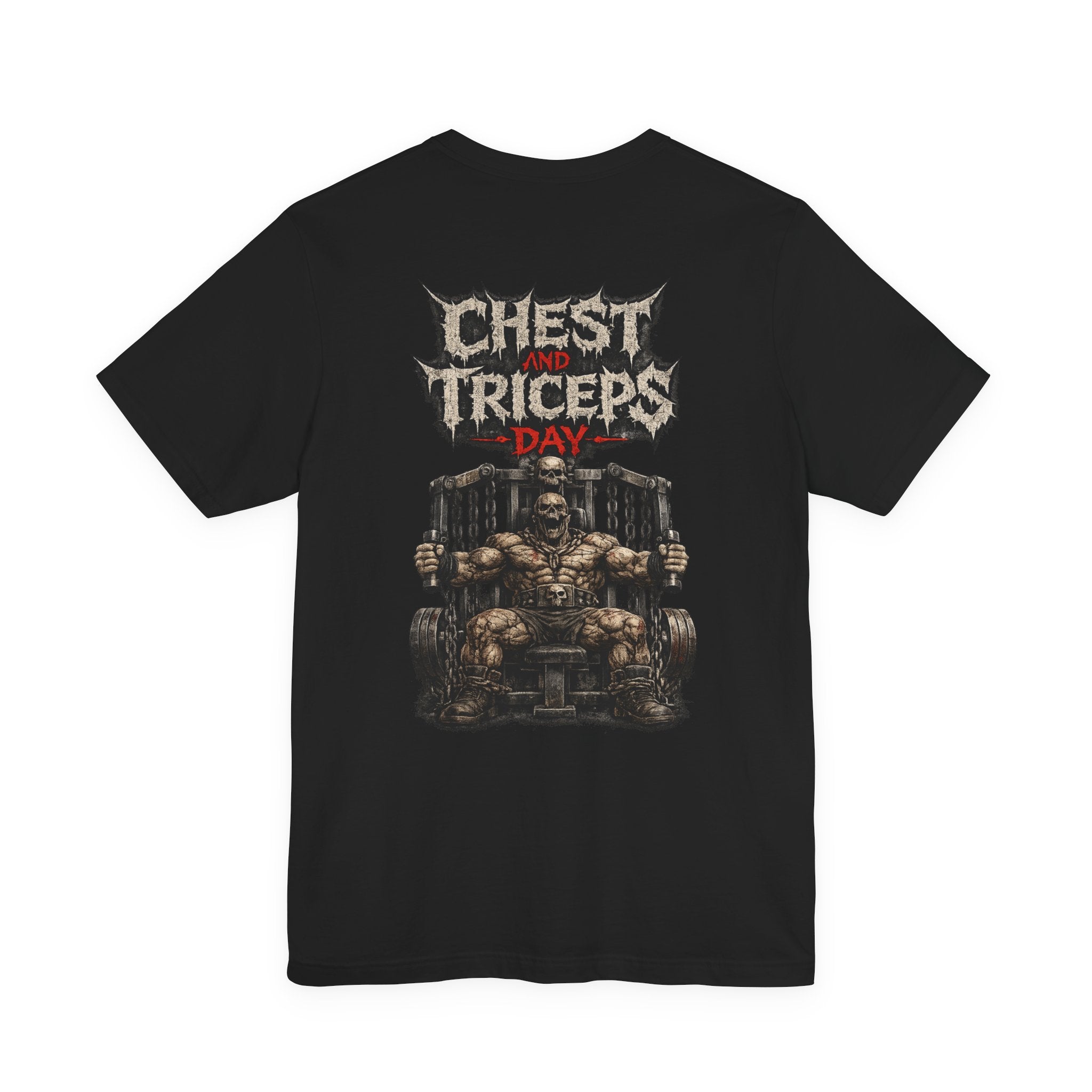 Chest and Triceps Day Gym T-Shirt — Tough Guy Workout Tee